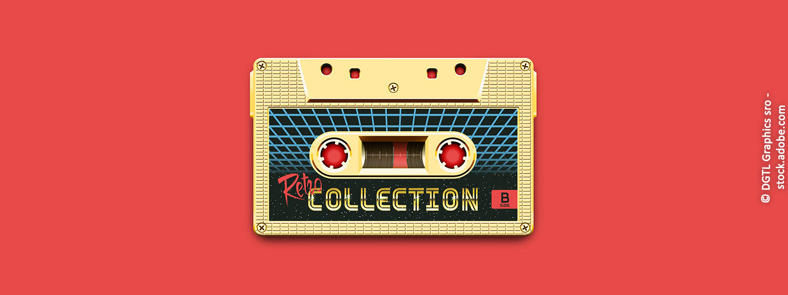 Retro-Collection Kassette. Foto: DGTL Graphics sro - stock.adobe.com