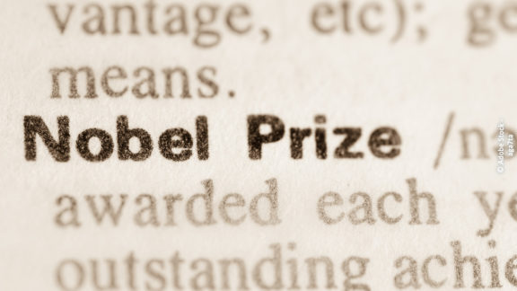 Schriftzug "Nobel Prize". Foto: Adobe Stock